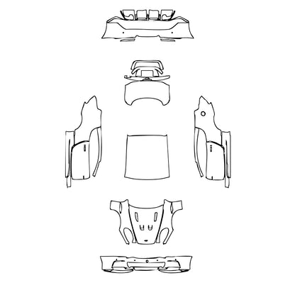 Pre-Cut PPF Aston Martin DBS 2014 - PPF-Kits