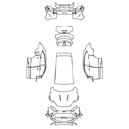 Pre-Cut PPF Aston Martin DBX 707 2024 - PPF-Kits