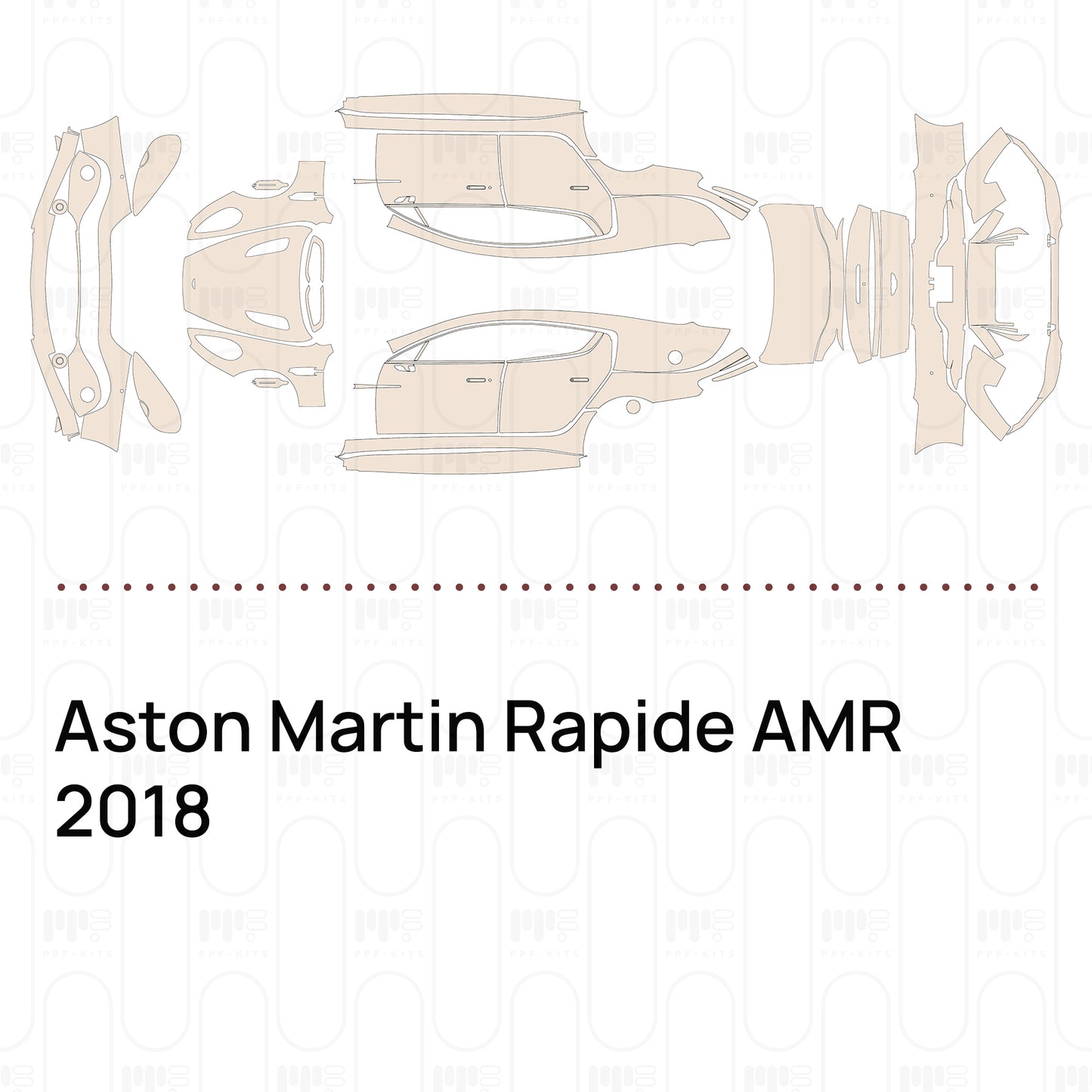 PPF precortado Aston Martin Rapide AMR 2018