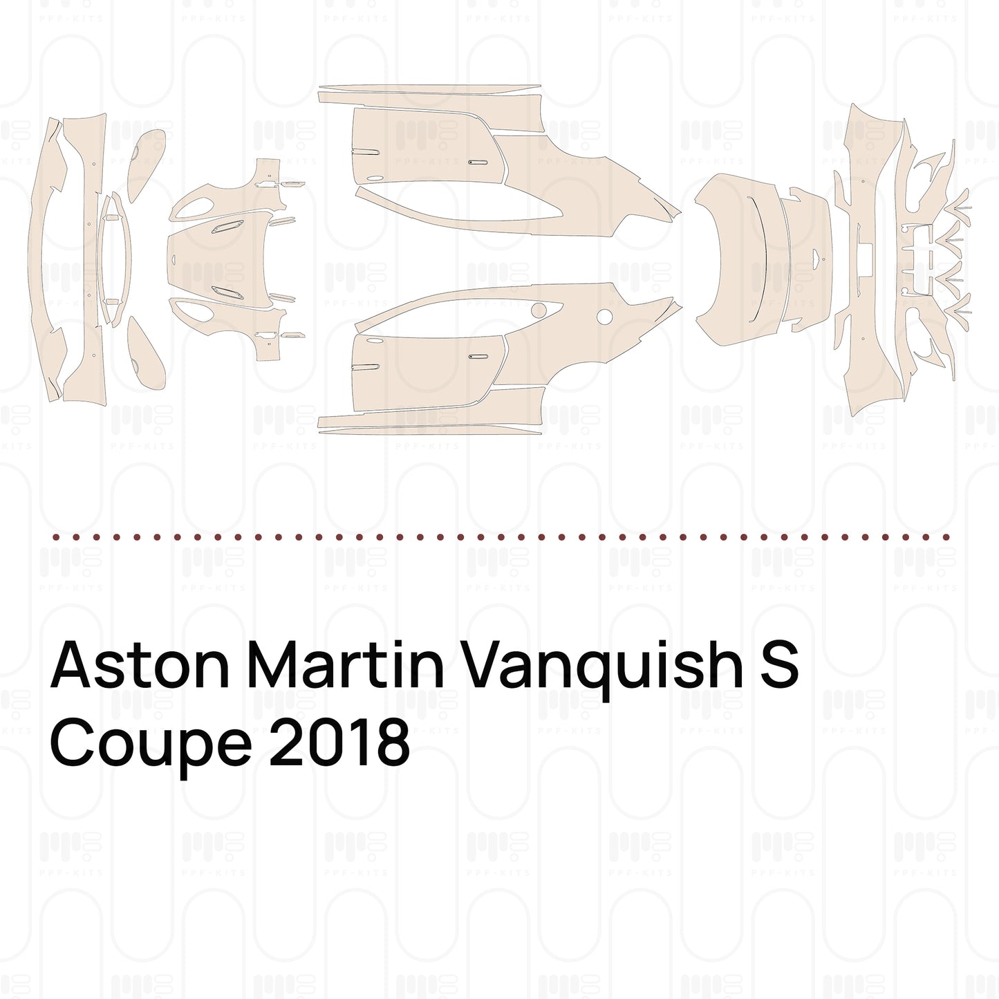 Pre-Cut PPF Aston Martin Vanquish S Coupe 2018