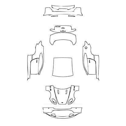 Pre-Cut PPF Aston Martin Vantage V8 Coupe 2017 - PPF-Kits