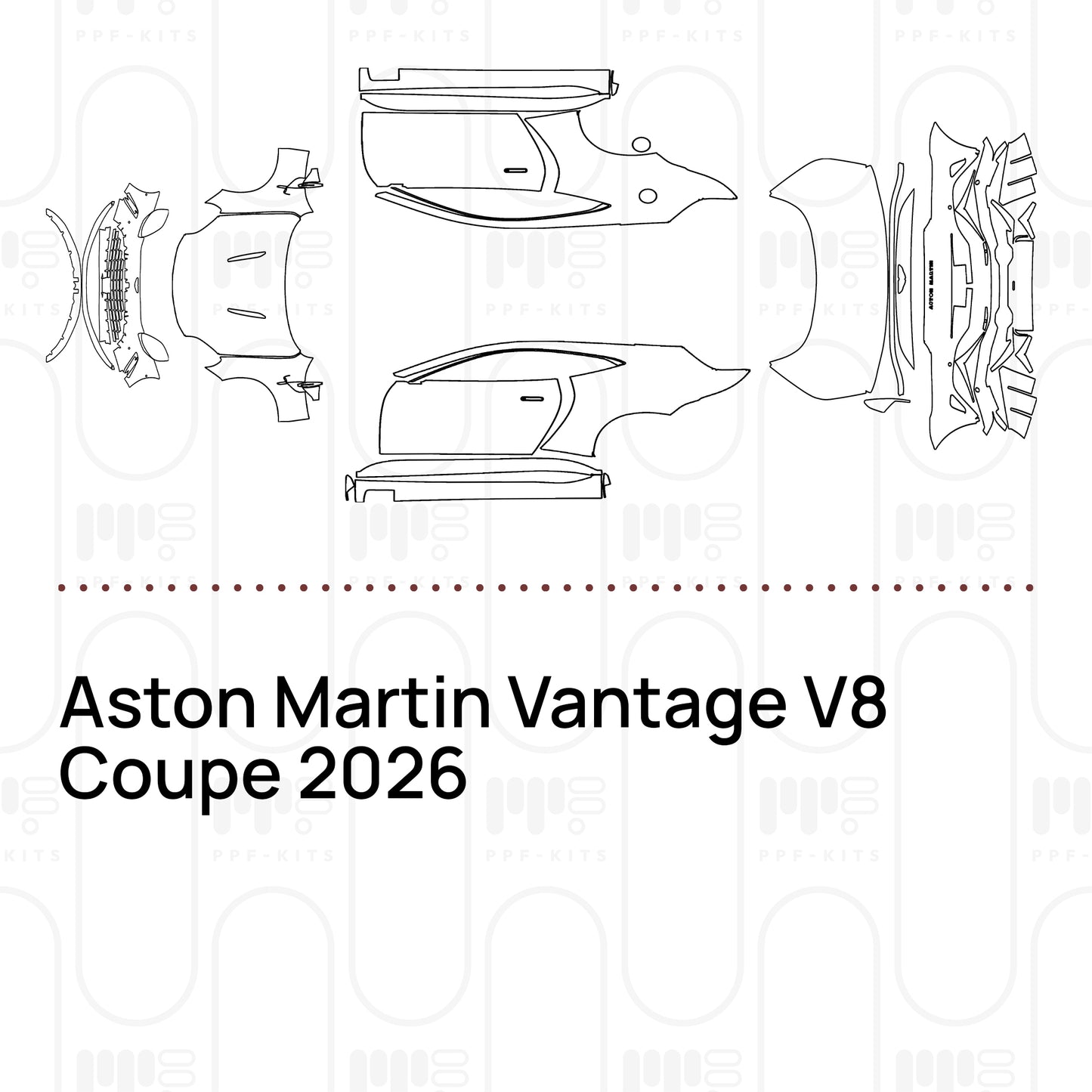Pre-Cut PPF Aston Martin Vantage V8 Coupe 2026