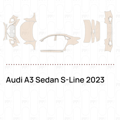 PPF precortado Audi A3 Sedan S-Line 2023