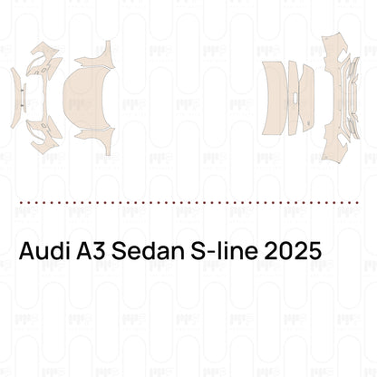 Pre-Cut PPF Audi A3 Sedan S-line 2025