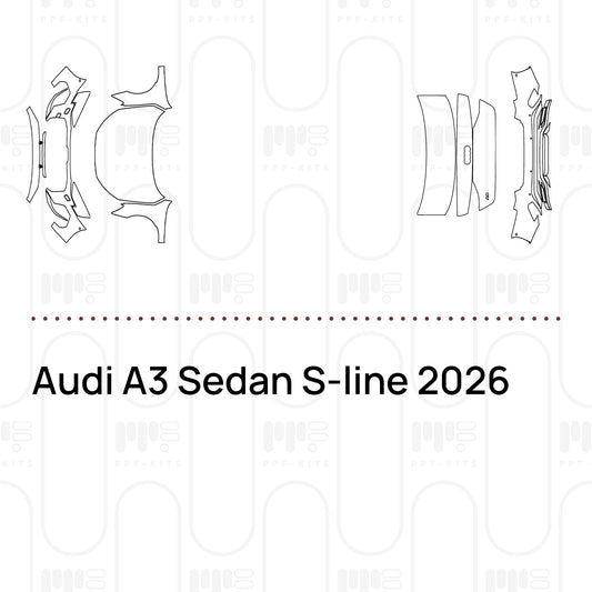 Pre-Cut PPF Audi A3 Sedan S-line 2026