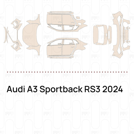 Pre-Cut PPF Audi A3 Sportback RS3 2024