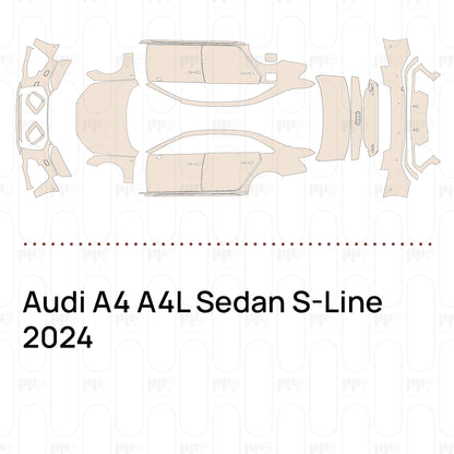 PPF precortado Audi A4 A4L Sedan S-Line 2024