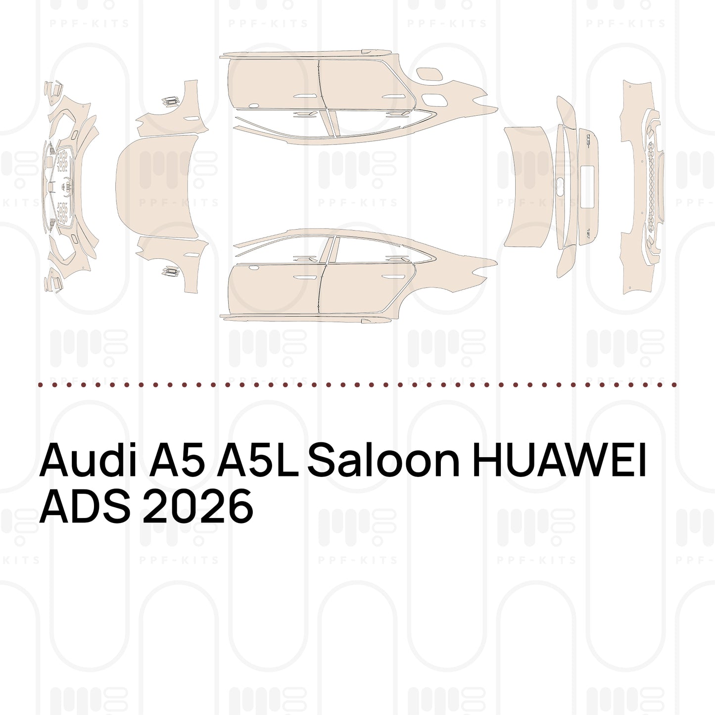 PPF precortado Audi A5 A5L Saloon HUAWEI ADS 2026