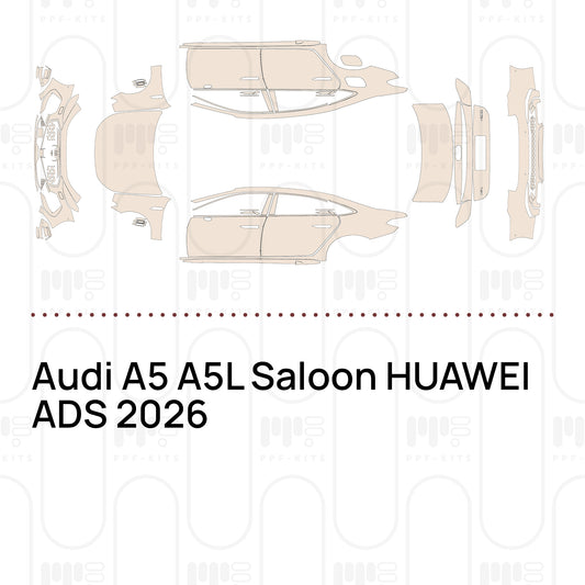 Lámina de protección PPF precortada Audi A5 A5L Saloon HUAWEI ADS 2026