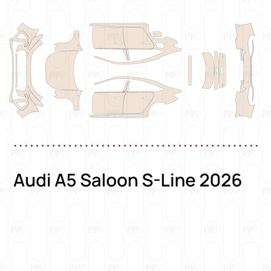 PPF precortado Audi A5 Saloon S-Line 2026