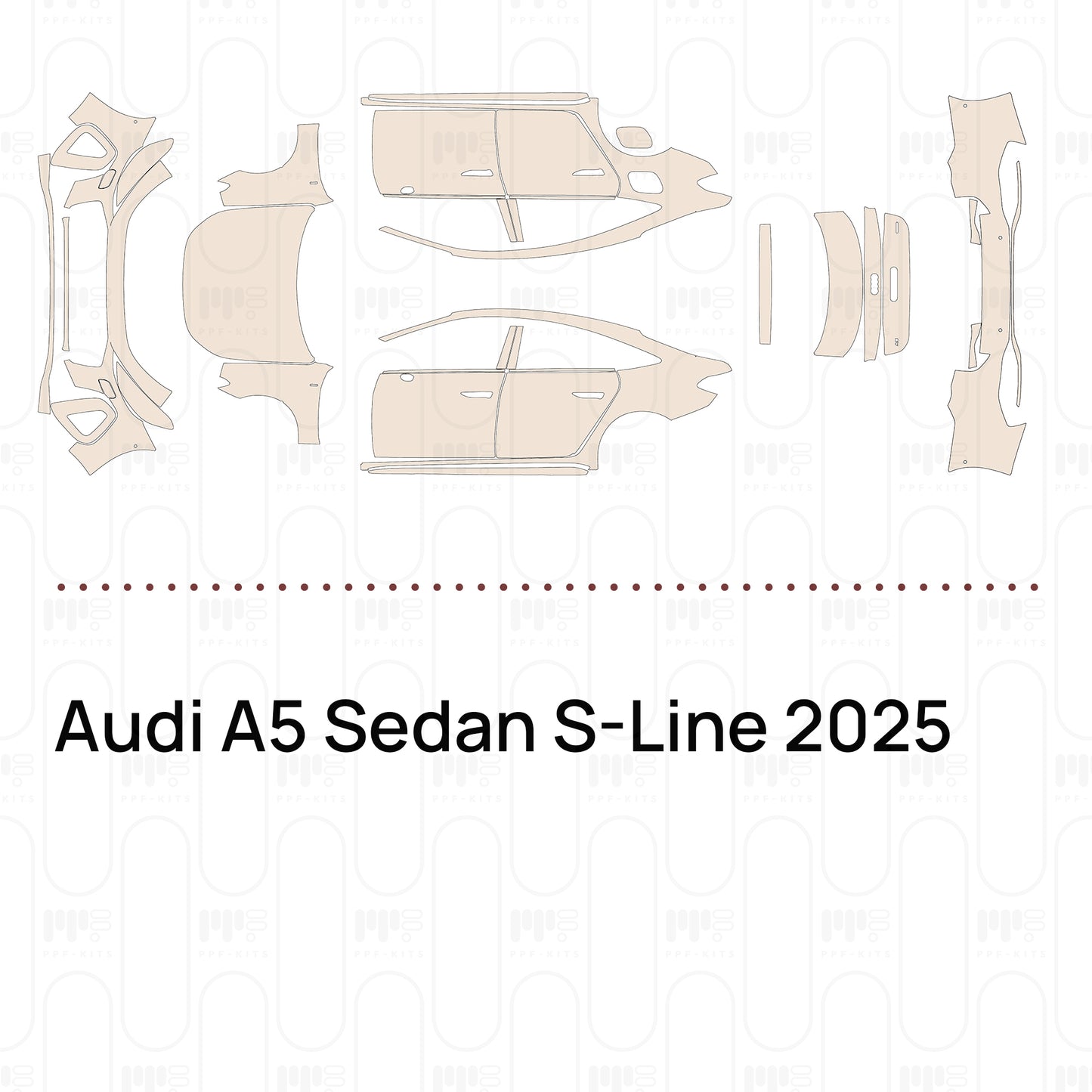 PPF precortado Audi A5 Sedan S-Line 2025
