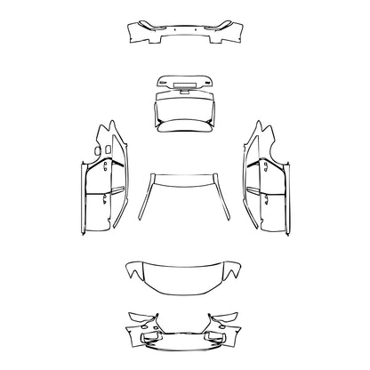 Pre-Cut PPF Audi A6 A6 Avant S-line 2024 - PPF-Kits