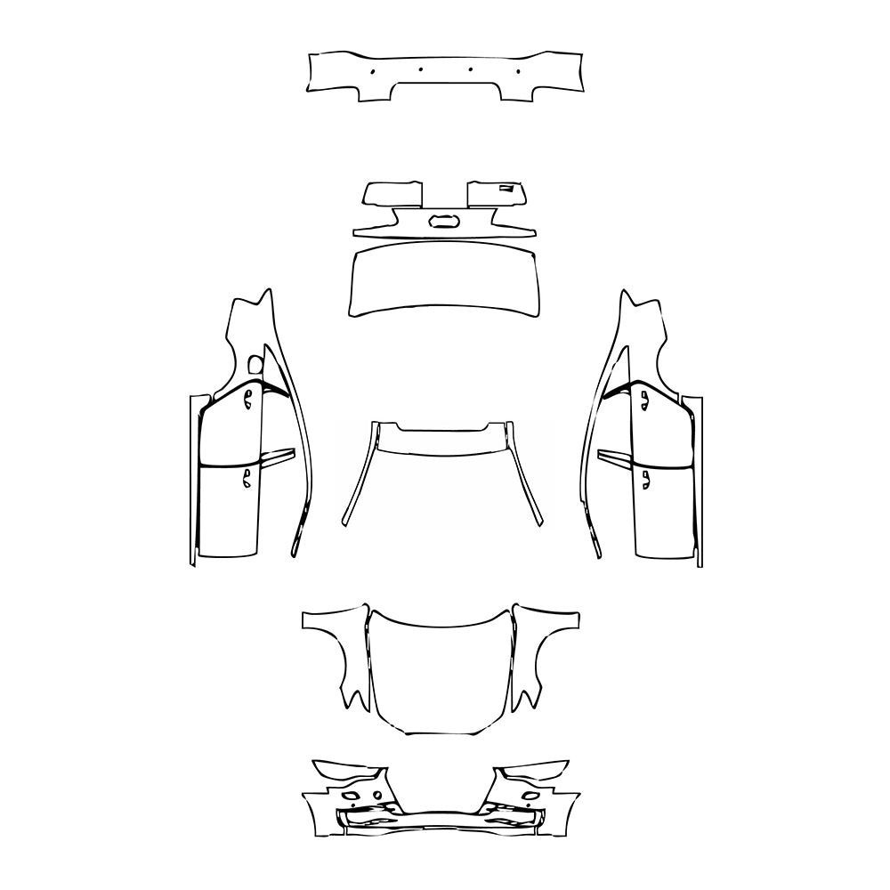 Pre-Cut PPF Audi A6 A6 Base 2018 - PPF-Kits