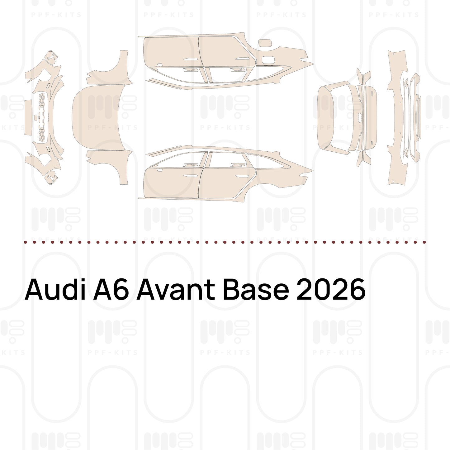 PPF precortado Audi A6 Avant Base 2026