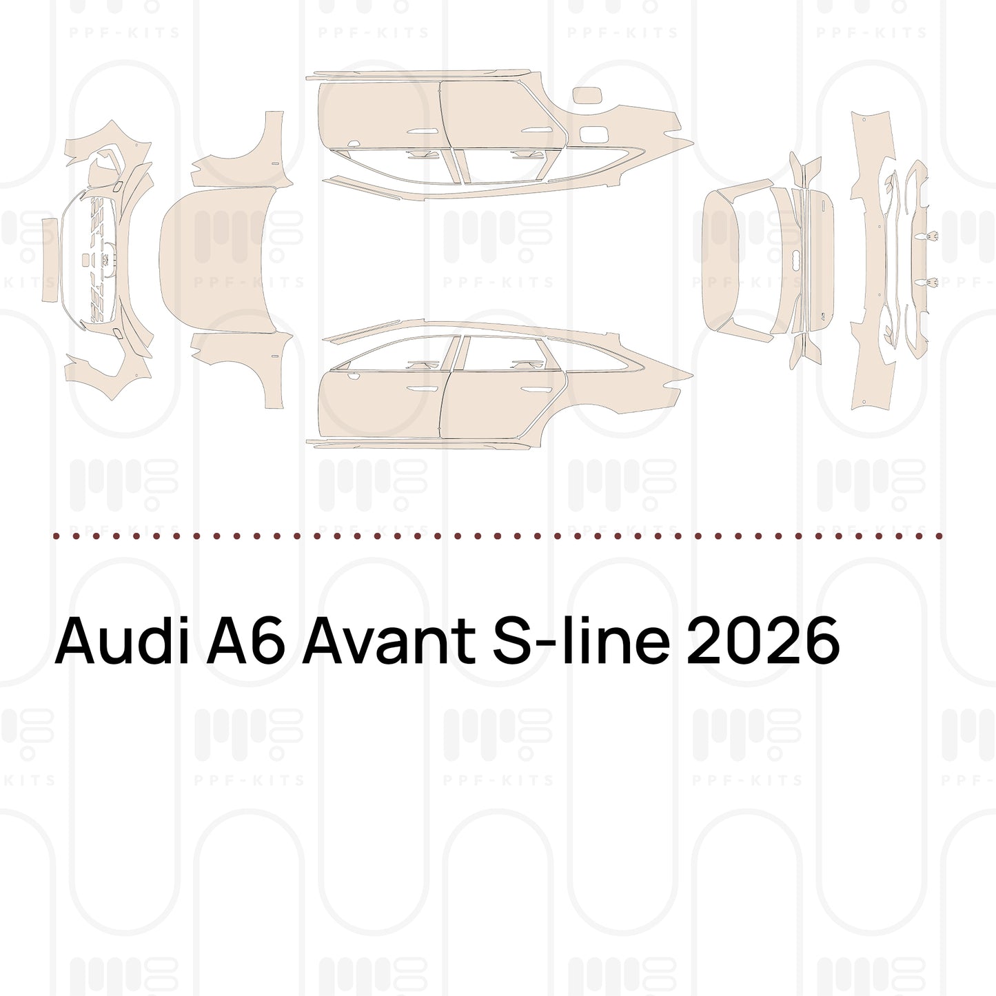 PPF precortado Audi A6 Avant S-line 2026