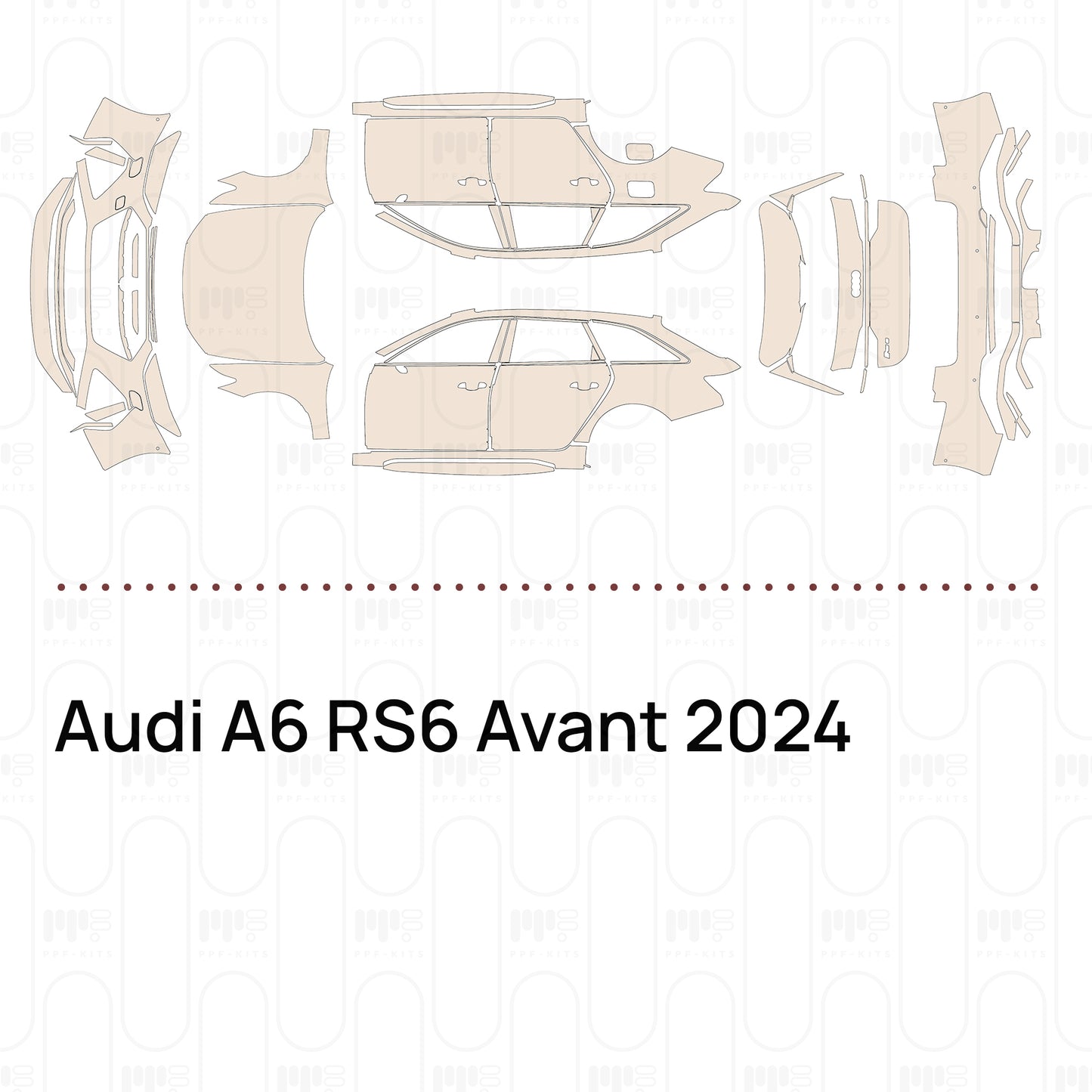 Pre-Cut PPF Audi A6 RS6 Avant 2024