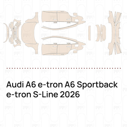 PPF precortado Audi A6 e-tron A6 Sportback e-tron S-Line 2026