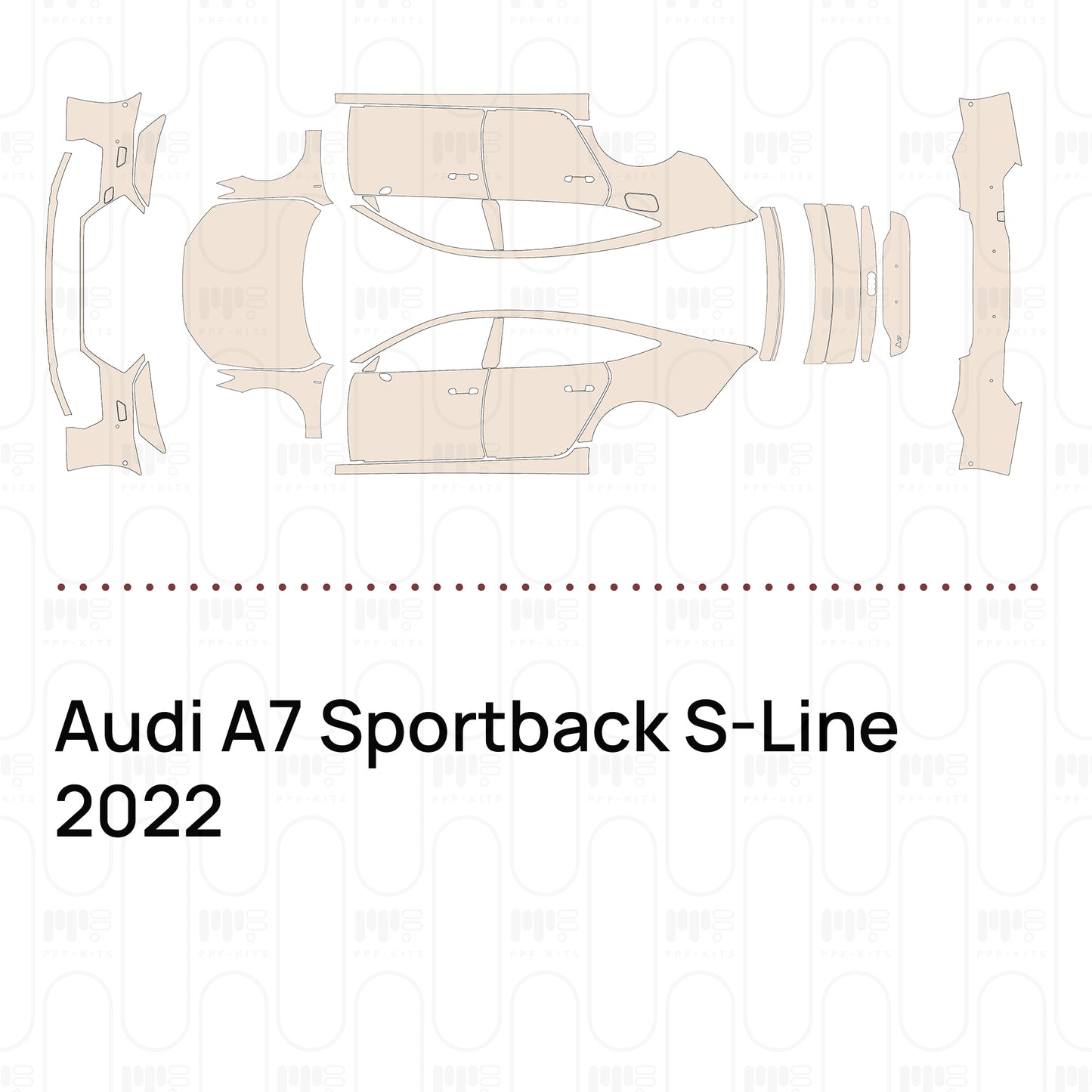 PPF precortado Audi A7 Sportback S-Line 2022