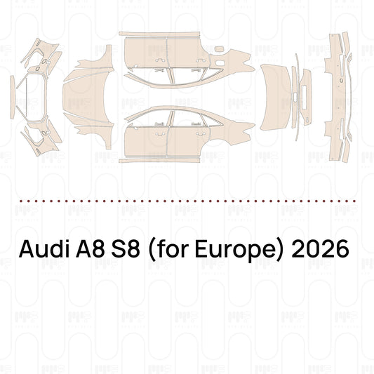 Pre-Cut PPF Audi A8 S8 (for Europe) 2026