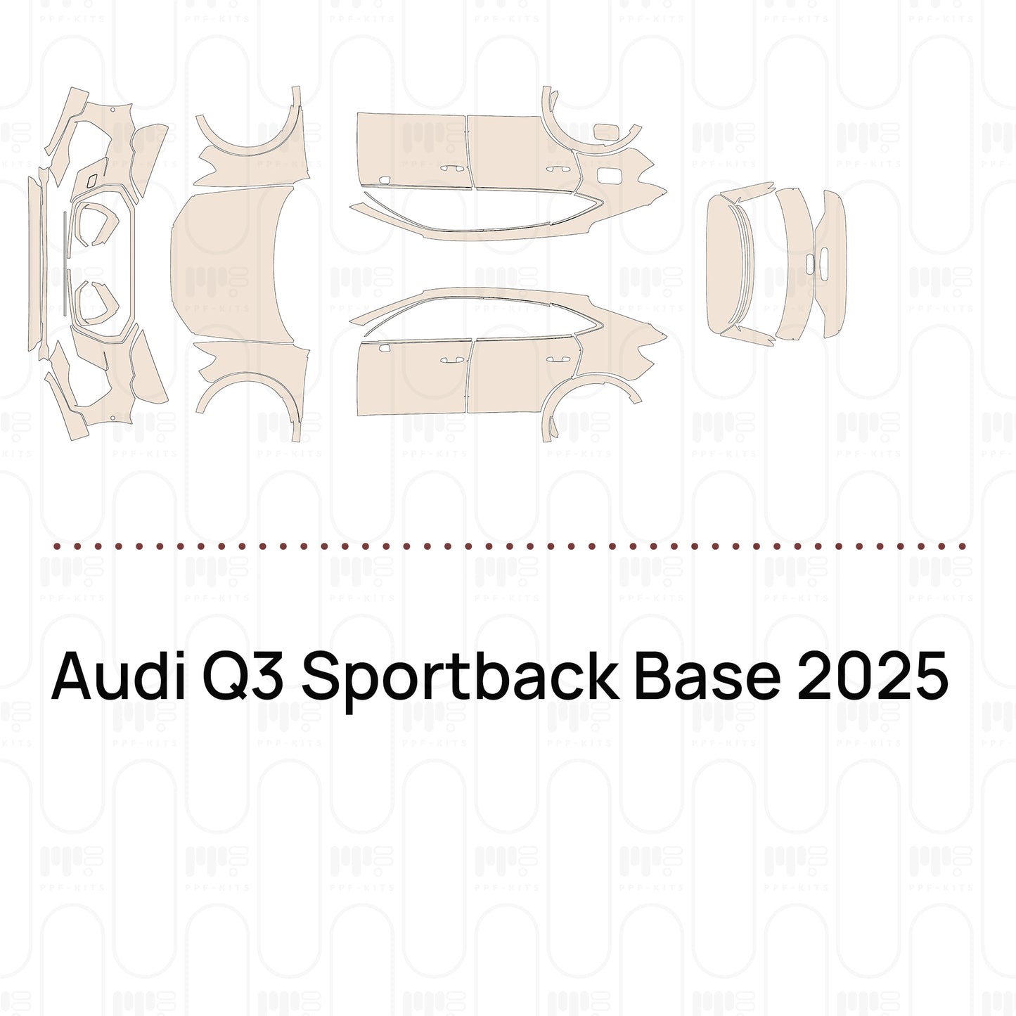 PPF precortado Audi Q3 Sportback Base 2025