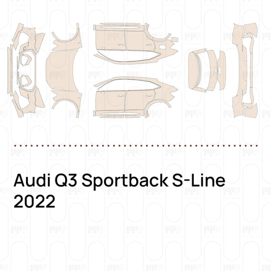Pre-Cut PPF Audi Q3 Sportback S-Line 2022