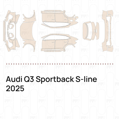 Pre-Cut PPF Audi Q3 Sportback S-line 2025