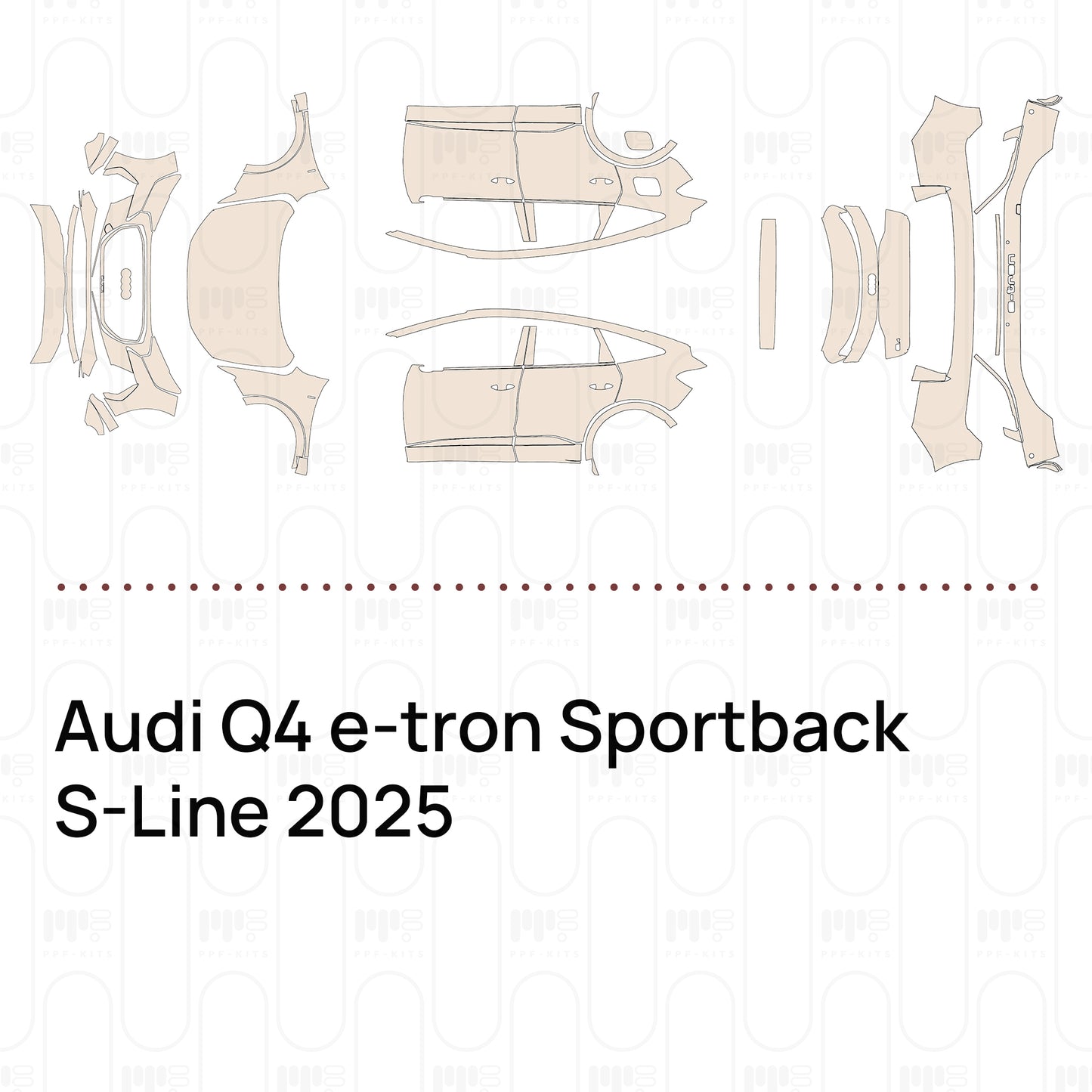 PPF precortado Audi Q4 e-tron Sportback S-Line 2025