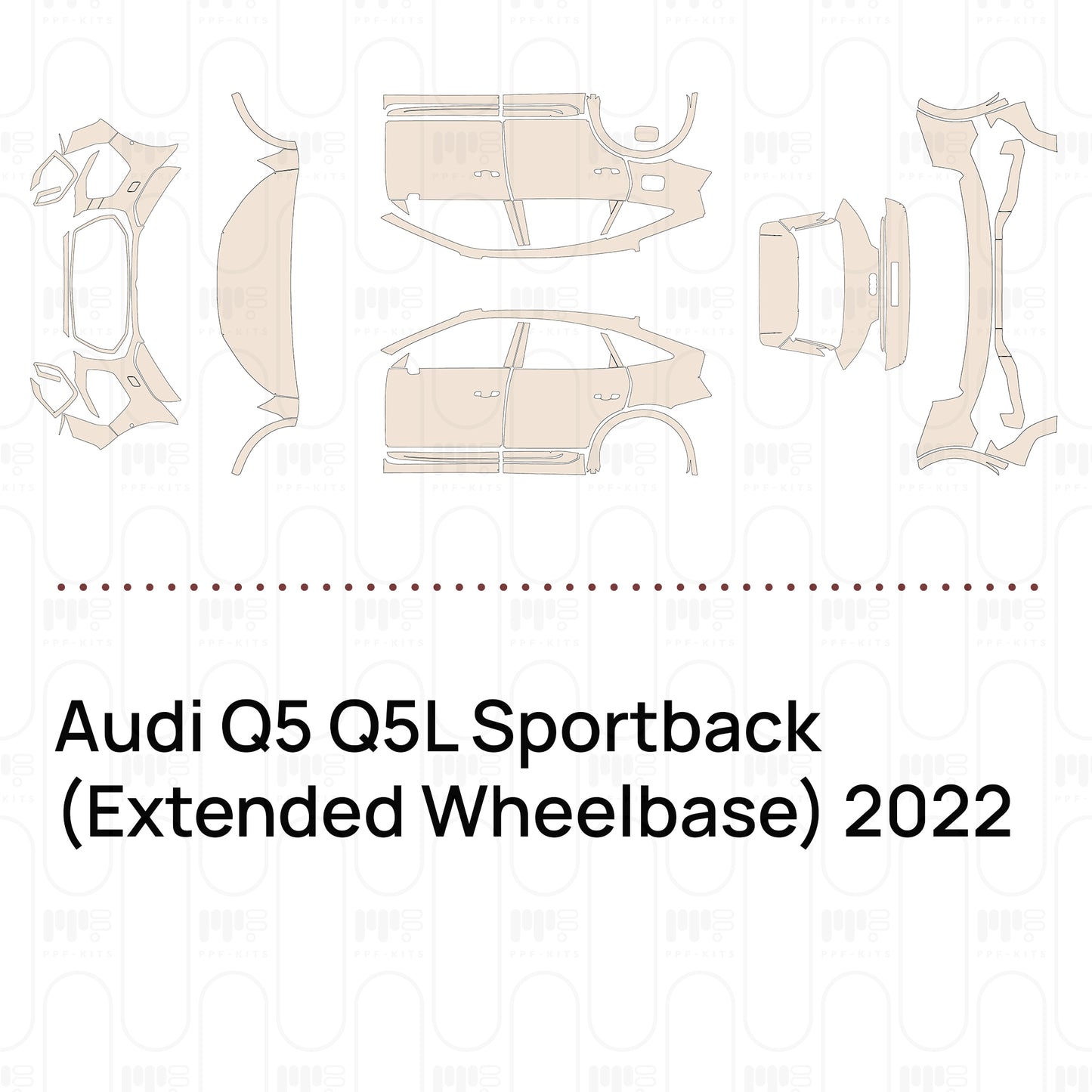 Pre-Cut PPF Audi Q5 Q5L Sportback (Extended Wheelbase) 2022