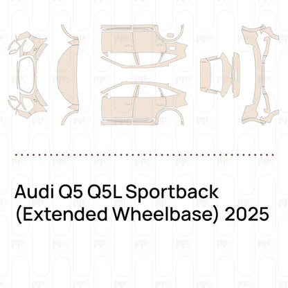 PPF precortado Audi Q5 Q5L Sportback (Extended Wheelbase) 2025