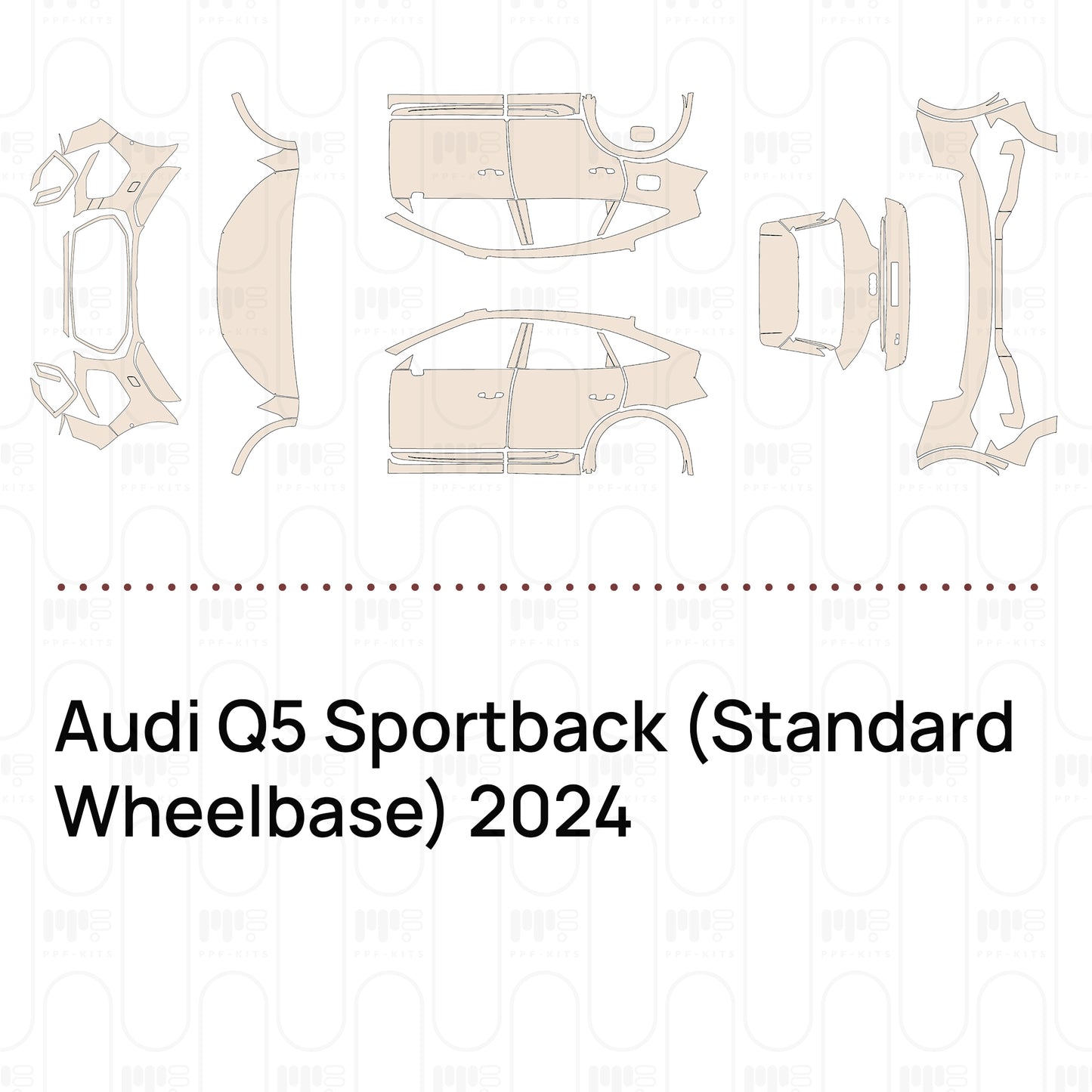 PPF precortado Audi Q5 Sportback (Standard Wheelbase) 2024