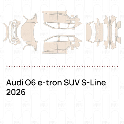 PPF precortado Audi Q6 e-tron SUV S-Line 2026