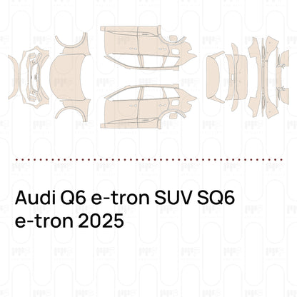 PPF precortado Audi Q6 e-tron SUV SQ6 e-tron 2025