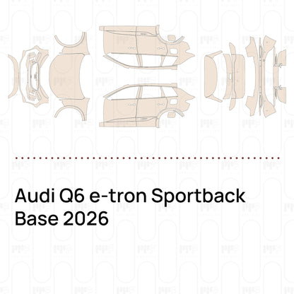 PPF precortado Audi Q6 e-tron Sportback Base 2026