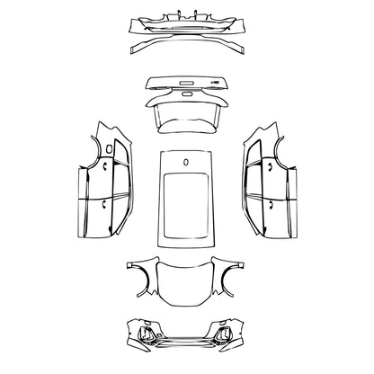Pre-Cut PPF Audi Q7 SQ7 2024 - PPF-Kits