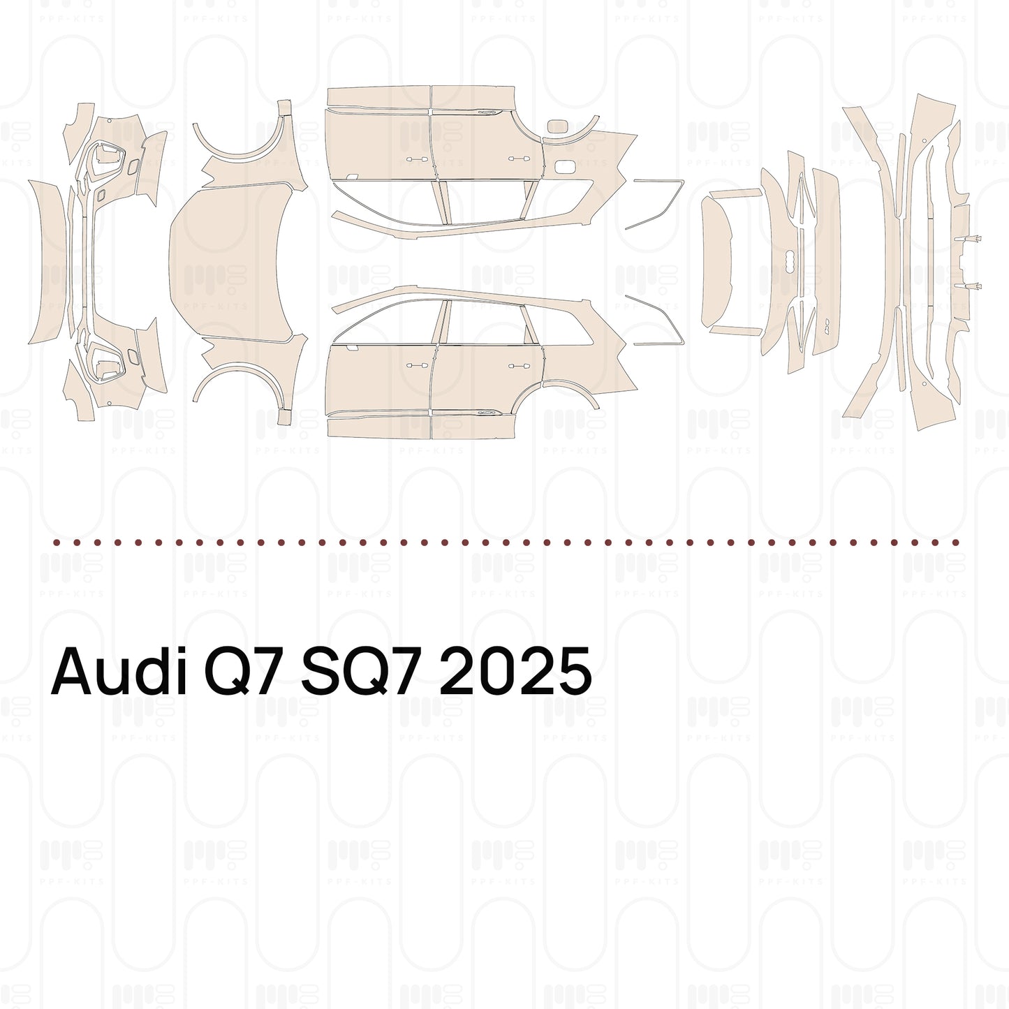PPF precortado Audi Q7 SQ7 2025
