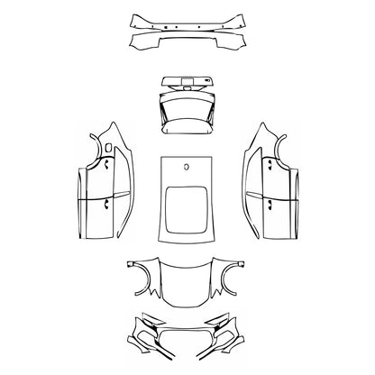 Pre-Cut PPF Audi Q8 Base 2021 - PPF-Kits