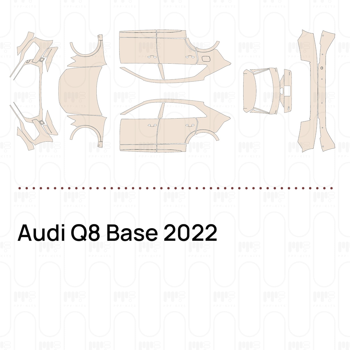 PPF precortado Audi Q8 Base 2022