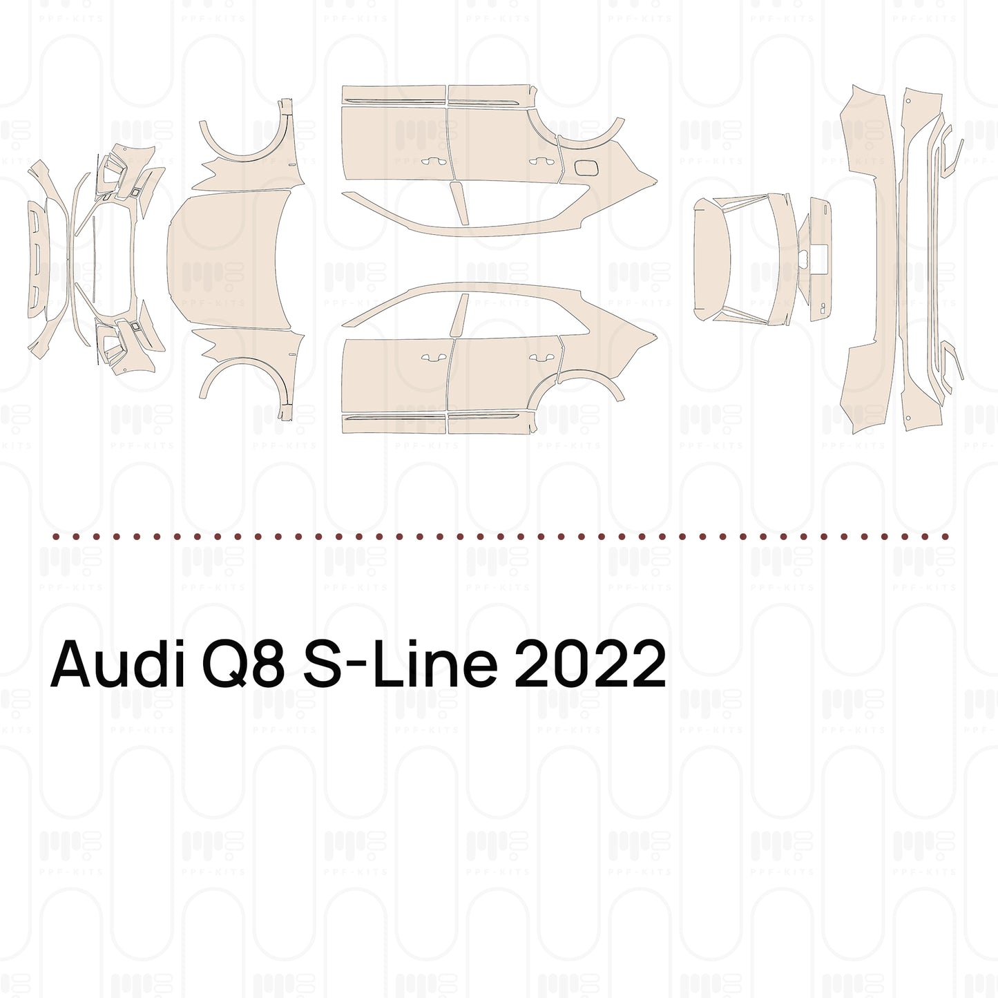 PPF precortado Audi Q8 S-Line 2022