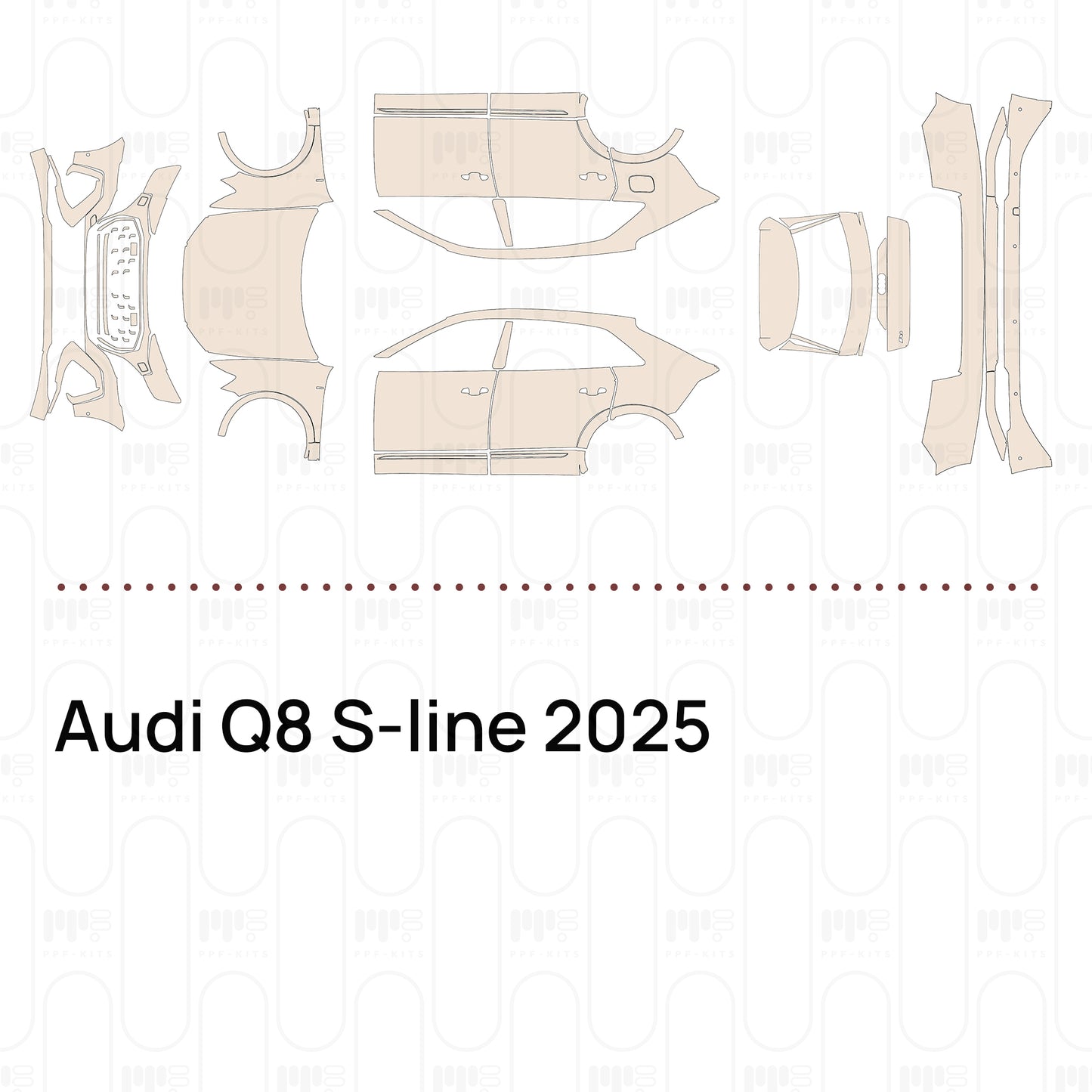 PPF precortado Audi Q8 S-line 2025