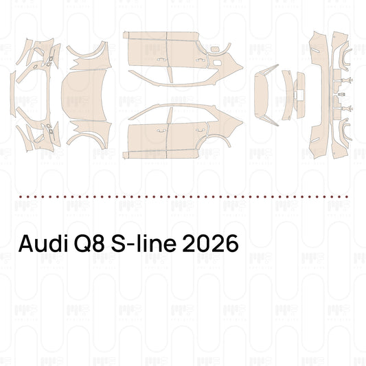 Pre-Cut PPF Audi Q8 S-line 2026