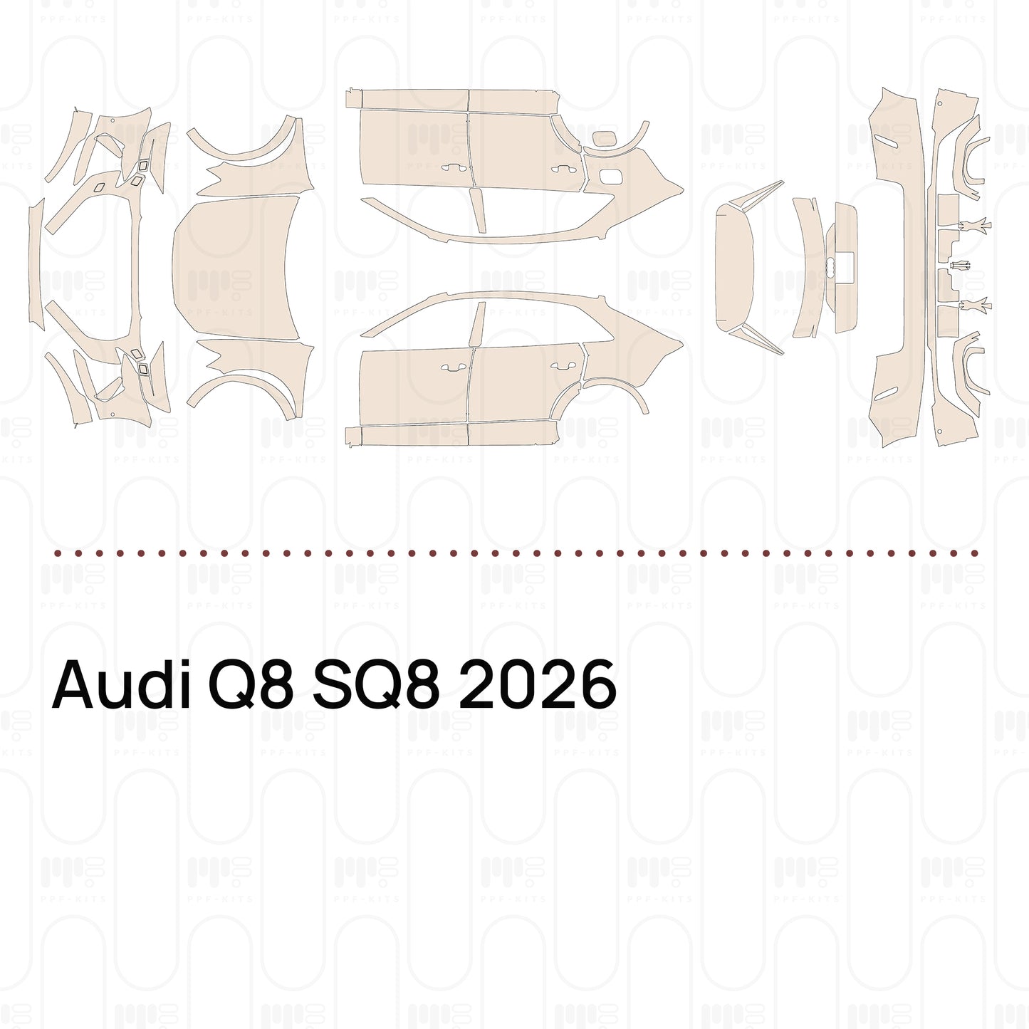 PPF precortado Audi Q8 SQ8 2026