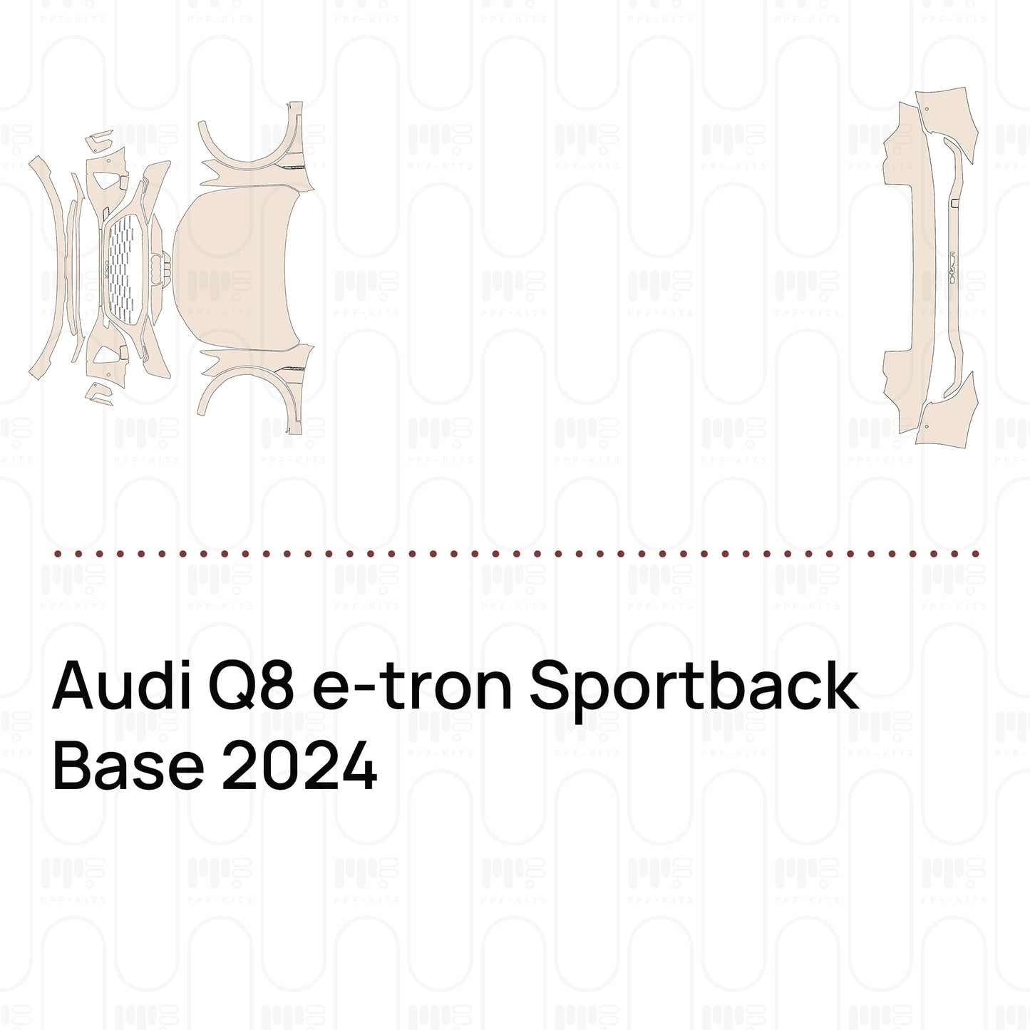 PPF precortado Audi Q8 e-tron Sportback Base 2024