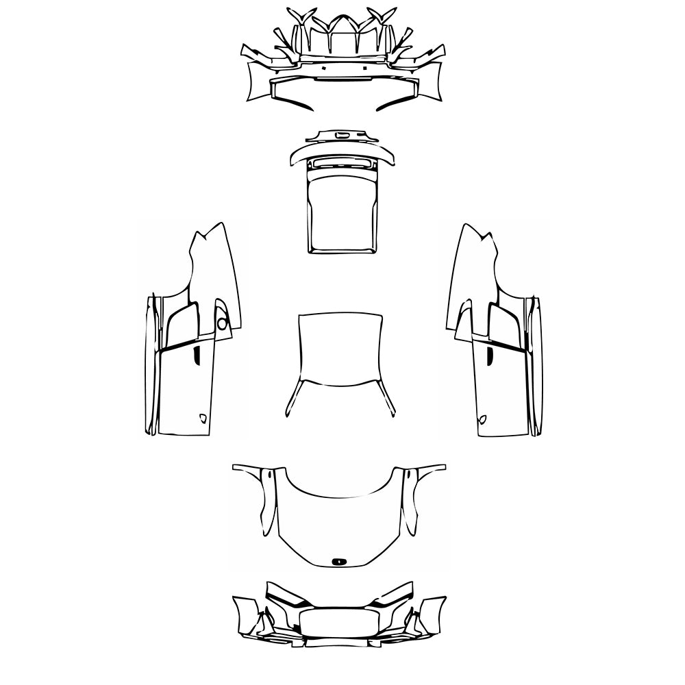 Pre-Cut PPF Audi R8 V10 Performance Coupe 2023 - PPF-Kits