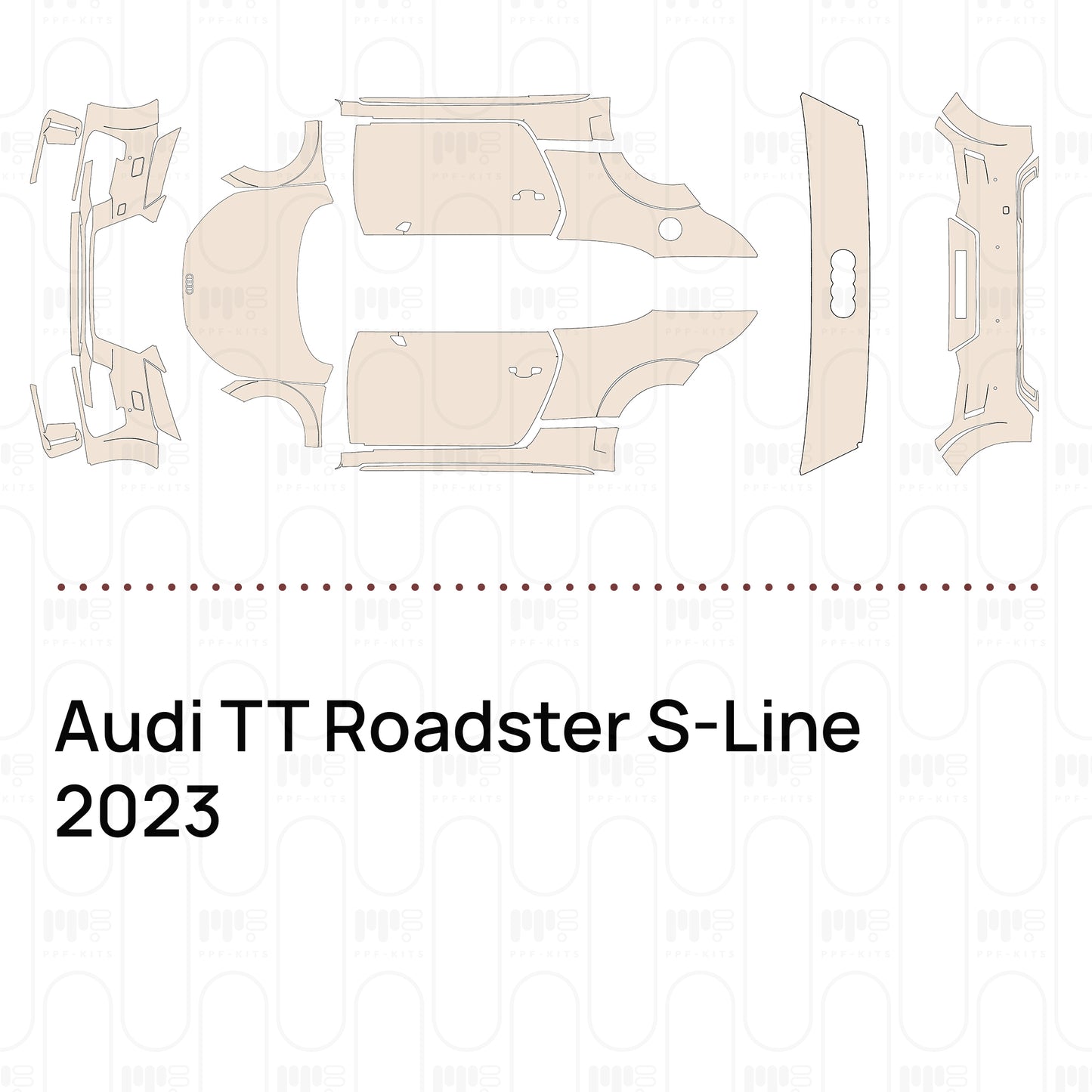 PPF precortado Audi TT Roadster S-Line 2023