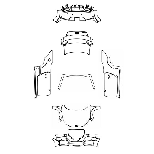 Pre-Cut PPF Audi TT TT RS Roadster 2021 - PPF-Kits