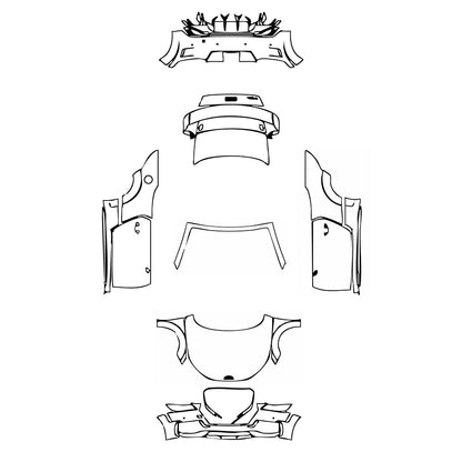 Pre-Cut PPF Audi TT TT RS Roadster 2022 - PPF-Kits