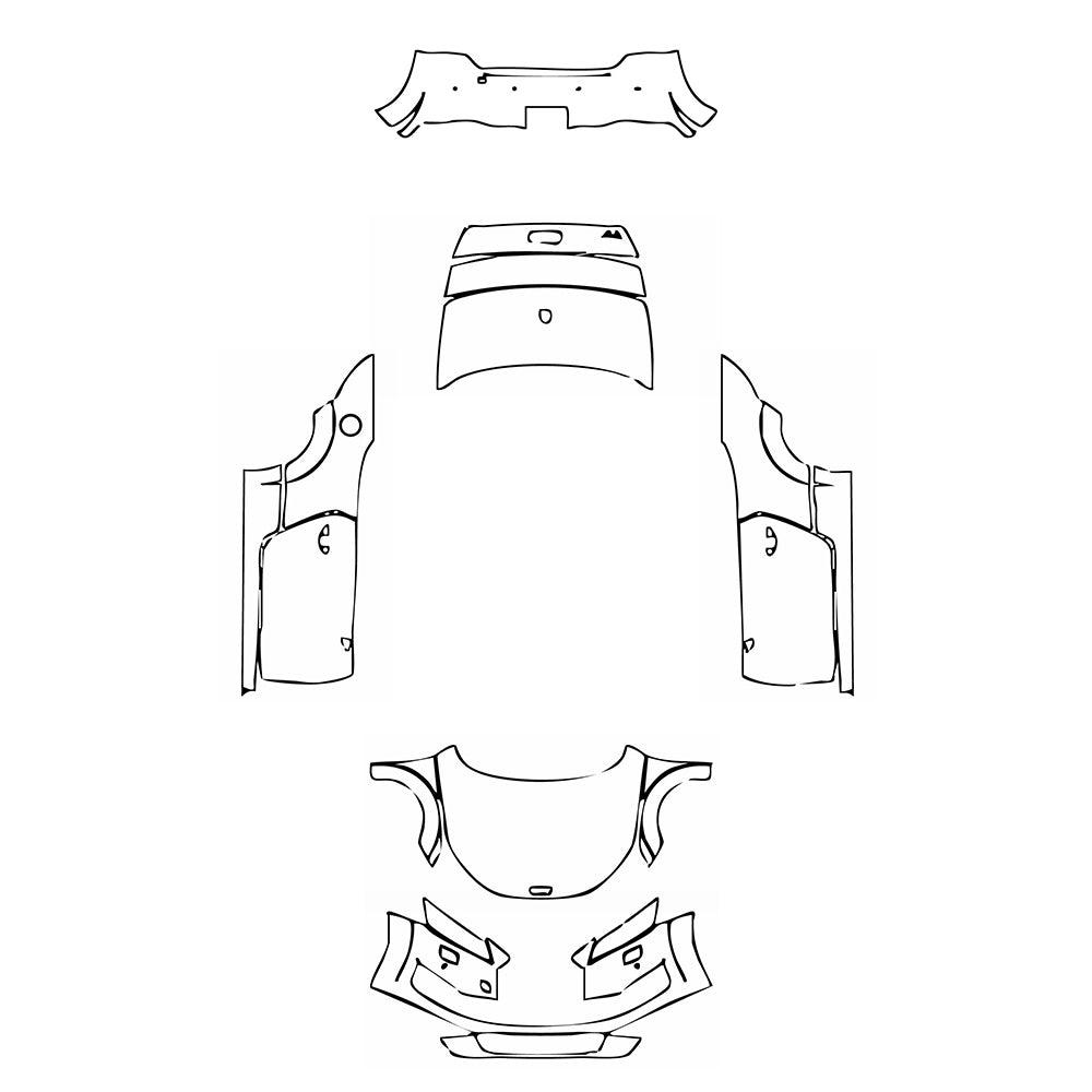 Pre-Cut PPF Audi TT TT Roadster Base 2019 - PPF-Kits