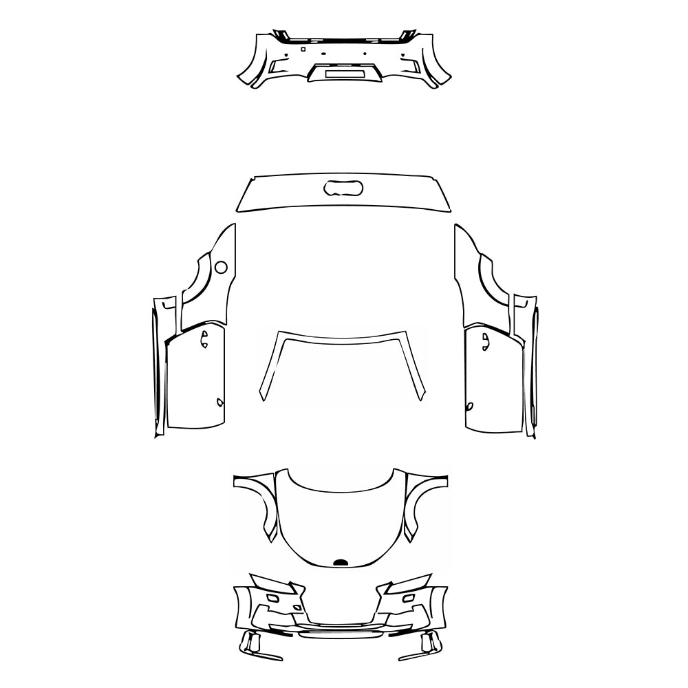 Pre-Cut PPF Audi TT TT Roadster S-line 2023 - PPF-Kits