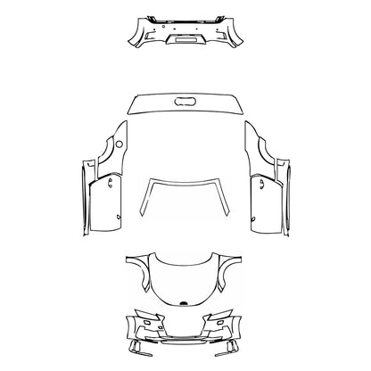 Pre-Cut PPF Audi TT TT Roadster S-line 2023 - PPF-Kits