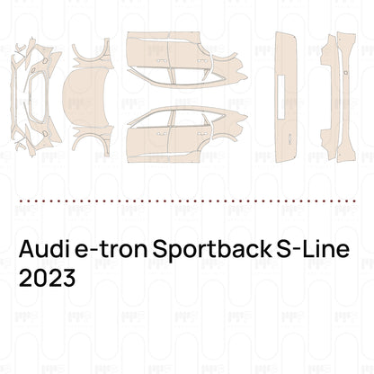 Pre-Cut PPF Audi e-tron Sportback S-Line 2023